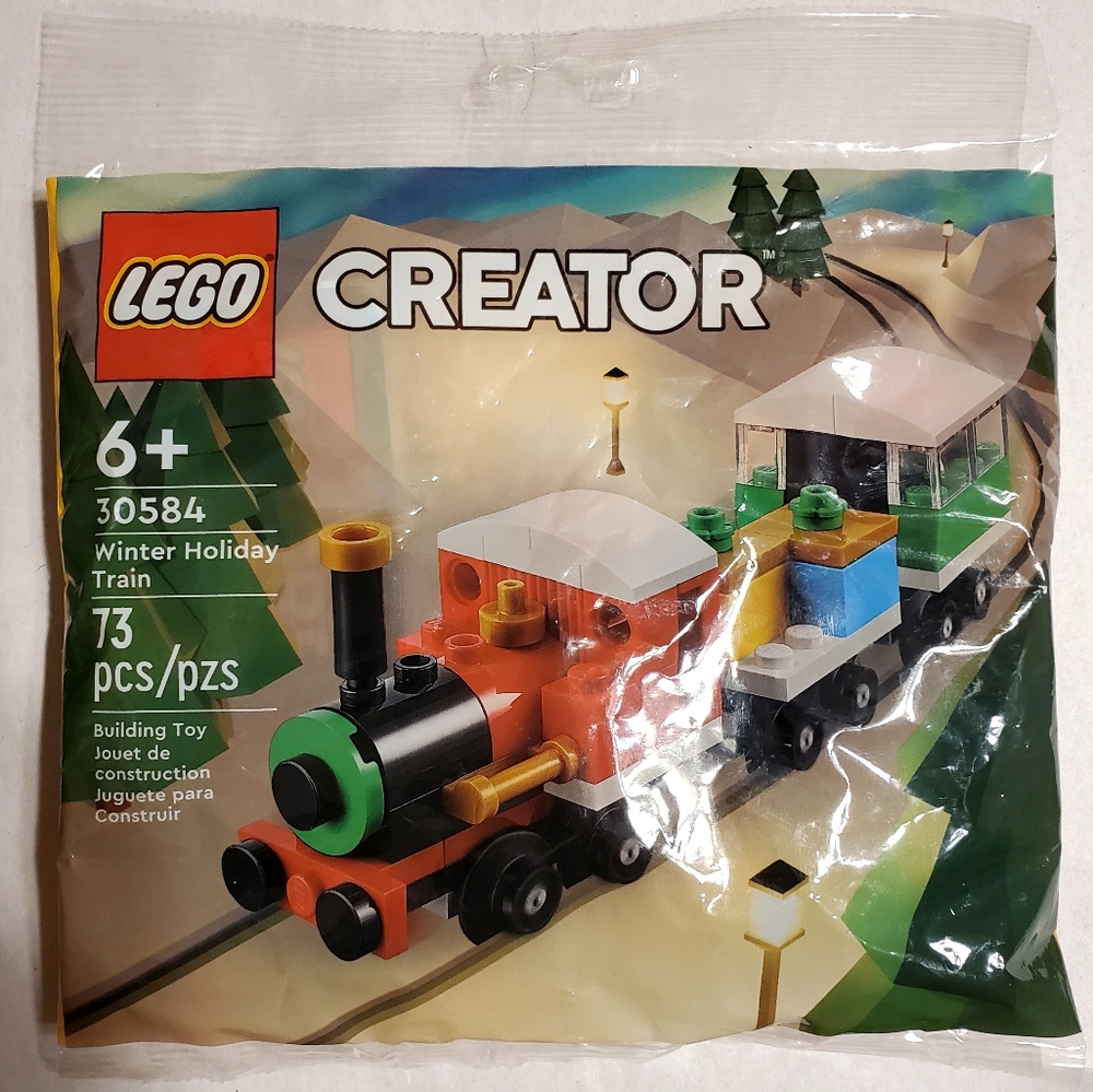 New Sealed LEGO Creator 30584 Winter Holiday Train 73 PCS Ages 6+ Polybag